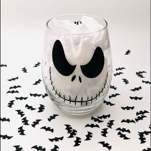 Nightmare before wine wine glass